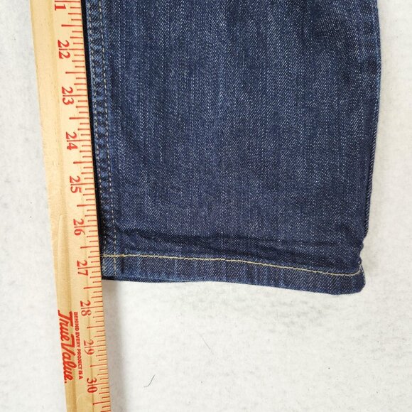 Banana Republic Jeans Womens 8 29 Dark Wash Blue Straight Leg Stretch Denim - Picture 5 of 10